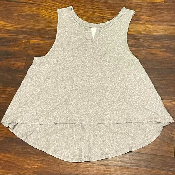 Love By Gap 100% Pima Cotton Light Heather Grey Tank Top Shirt Size Small b6 - Picture 1 of 4